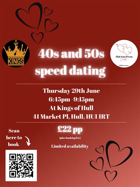speed dating 40s and 50s